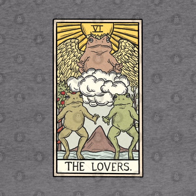 The Lovers Toad Tarot by Jewelia